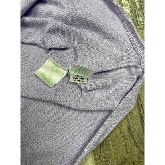 Lilly Pulitzer Ingle Pullover Sweater Small Lilac Verben Purple Long Sleeve - Picture 7 of 9